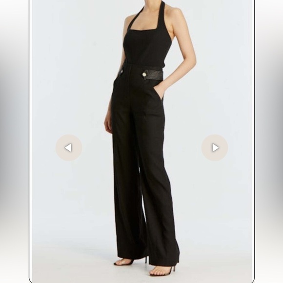 VERONICA BEARD Sunny Linen Wide Leg Pants - Picture 4 of 8